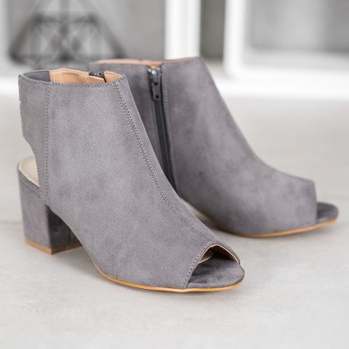 Szare Botki Open Toe r.38 na Arena.pl