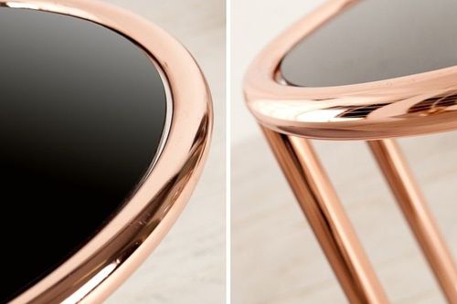 Stolik BRILANT - miedziany na Arena.pl