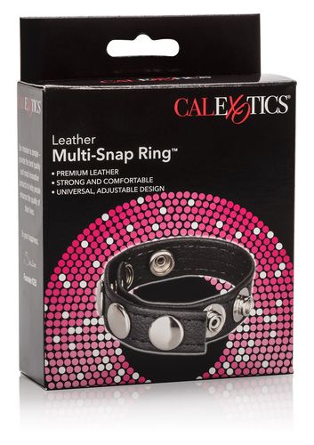 leather multi snap ring black na Arena.pl