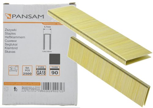 zszywki typ 90 , 20mm, 2500szt na Arena.pl
