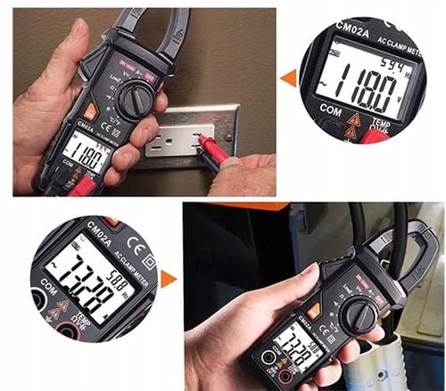 Tacklife CM02A Tester Cyfrowy Miernik Cęgowy AC DC Multimetr + na Arena.pl