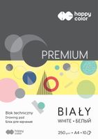 blok techniczny a4/10k premium biały 250g a'20