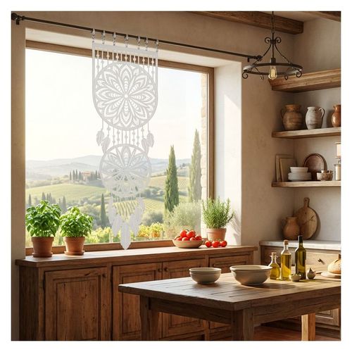 Firanka a'la panel Dromen 60 x 140 cm DomoweTekstylia | WN82D2 140 na Arena.pl