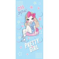 ręcznik plażowy prostokątny mały 150x70 pretty girl rec47wz7
