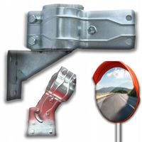 SOLIDNY UCHWYT MOCOWANIE DO ŚCIANY LUSTRO DROGOWE MAGAZYNOWE NIETŁUKĄCE