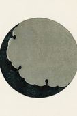 Plakat 20x30cm Moon, Bijutsukai Japoński Vintage do Salonu