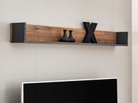 Pan Igiełka Półka Loft Dąb Bijoux Antracyt 149x15 cm Nowoczesna