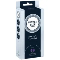 mister size 69 mm - precyzyjne prezerwatywy, opakowanie 10 sztuk