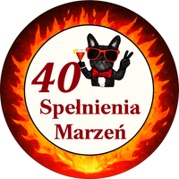 Opłatek na tort Pies Piesek Drink Whisky Party