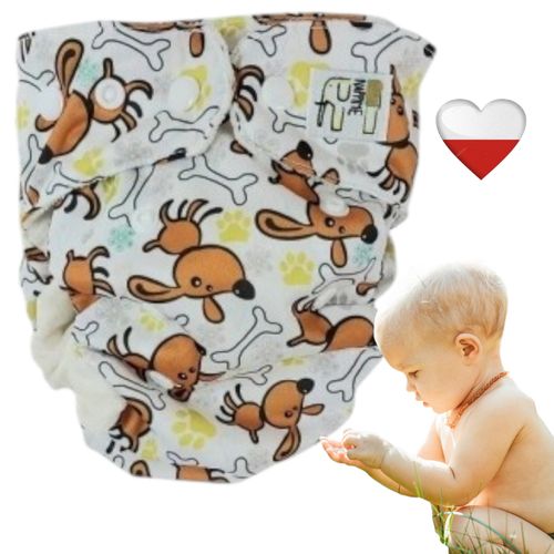 Pieluszka Wielorazowa KIESZONKA BAMBUS PIESKI Pieluszki NappiMe na Arena.pl