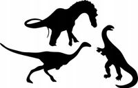 Naklejka ścienna dinosaury 50 cm naklejki dinozaur