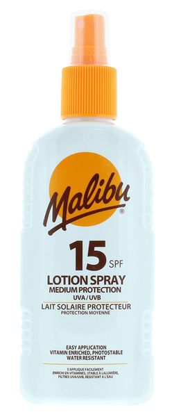 Malibu SPF15 Spray 200ml + Balsam W Sprayu Po Opalaniu 200ml zdjęcie 2