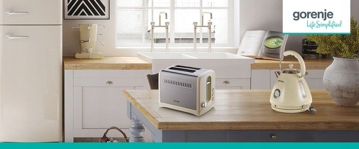 Zestaw Gorenje Toster T1100CLI 1100W +Czajnik elektryczny K17CLI 1.7L 2200W zdjęcie 4