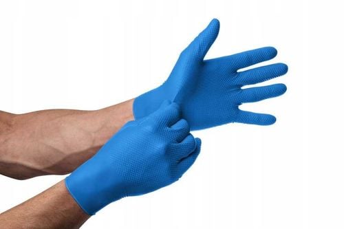 Rękawice Nitrylowe 50 szt. 9-L Gogrip Blue na Arena.pl