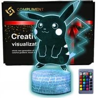 Lampka 3D nocna led usb Pikachu Statuetka