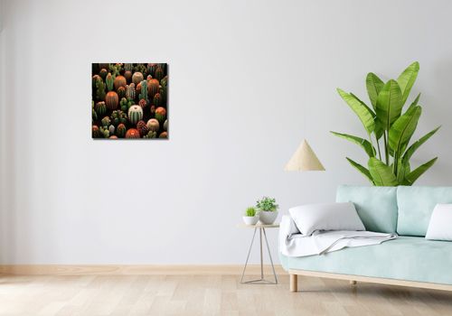 Obraz 50x50cm Ogród Kaktusów na Arena.pl