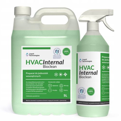 GOTOWY PŁYN BIOCLEAN 500 ml CZYSZCZENIE KLIMATYZACJI DEZYNFEKCJA ZAPACH BIO na Arena.pl