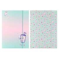 teczka z gumka pap a4 bubble tea stk fol 9273