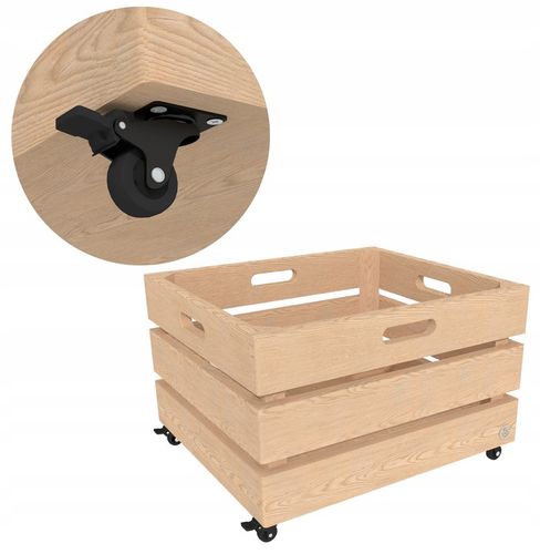 Kółko meblowe obrotowe gumowane 30 - 40 kg, fi 40, z hamulcem na Arena.pl