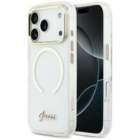 etui guess iml script metal magsafe do   iphone 17 pro max