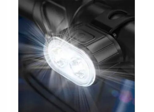 ZESTAW LAMPEK ROWEROWYCH LAMPKI DO ROWERU LAMPKA PRZÓD I TYŁ USB KOMPLET na Arena.pl