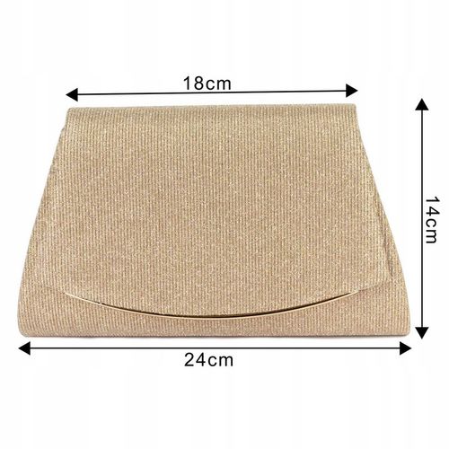 Torebka KOPERTÓWKA WIECZOROWA ŁAŃCUSZEK WIZYTOWA elegancka mała na Arena.pl