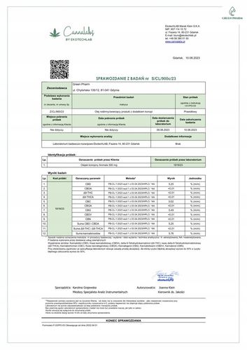 Olejek Konopny CBD Dla Psa 5% 11ml bez THC Weterynaryjny na Arena.pl