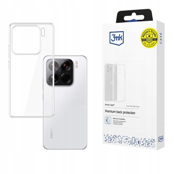 Silikonowe etui na Xiaomi 15 - 3mk Clear Case zdjęcie 1