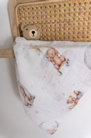 Przytulanka miś muslin personalizacja