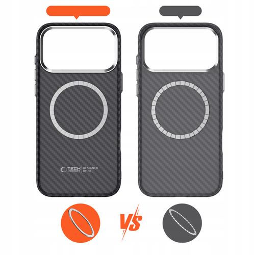 Etui Tech-Protect Ion Carbon Magsafe do Iphone 17 Pro Black/Silver na Arena.pl