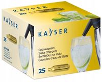 Naboje CO2 Do Syfonu Saturatora Quick Soda Maker do wody gazowanej 25 Sztuk