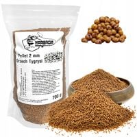 PELLET ZANĘTOWY 2 mm MARGROM 700g ORZECH TYGRYSI
