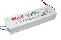 GLP power supply GPV series 24V/4,2A, CV, non-PFC, IP67 plastic case