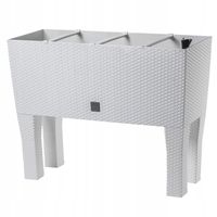 KADAX Doniczka Donica Na Nóżkach 80cm Wkład Biała