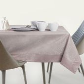 Obrus Plamoodporny GAIA 140x450 Pudrowy Róż AmeliaHome