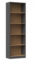 Regał TopEshop 60 cm x 182 cm x 30 cm dąb artisan