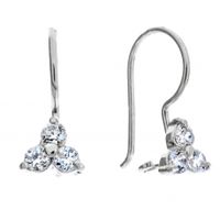 SREBRNE KOLCZYKI KWIATKI NA BIGLU PRÓBA SREBRA 925 DOSTĘPNE RÓŻNE KOLORY