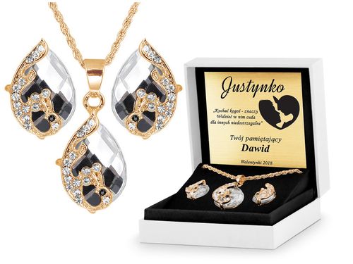 KOMPLET SWAROVSKI ELEMENTS GRAWER PREZENT VA121 na Arena.pl