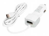ŁADOWARKA SAMOCHODOWA KABEL PRZEWÓD WTYK USB-C GNIAZDO USB 12-24V DC 115CM