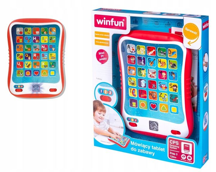 SMILY PLAY BYSTRY TABLET INTERAKTYWNY UCZY WINFUN zdjęcie 3