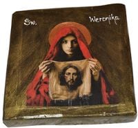 Ikona Święta Weronika patronka fotografów