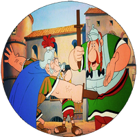 Opłatek waflowy na tort - ASTERIX & OBELIX