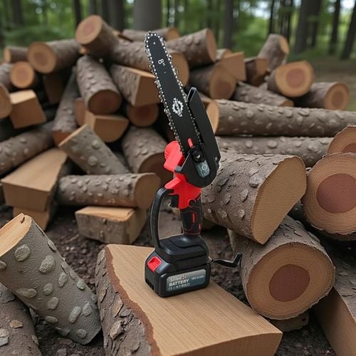 PIŁA ŁAŃCUCHOWA BEZSZCZOTKOWA AKUMULATOROWA PILARKA 6" + 8" CALI 2 AKU na Arena.pl