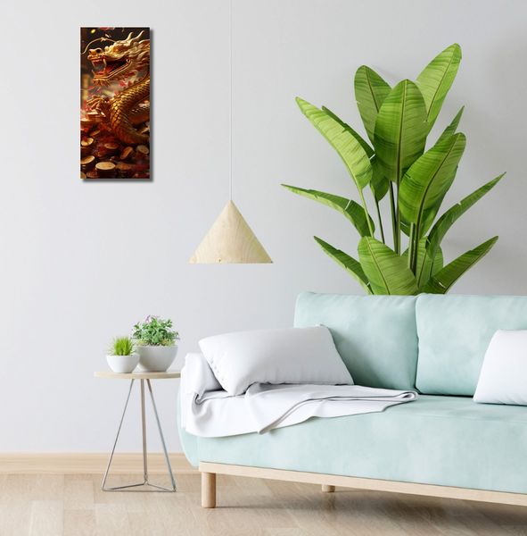 Obraz 20x50cm Smok Bogactwa zdjęcie 2