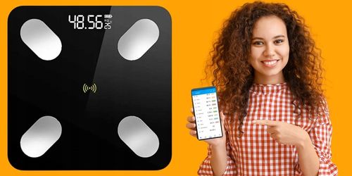 WAGA ŁAZIENKOWA BLUETOOTH SMART 25w1 180Kg ANALITYCZNA INTELIGENTNA + na Arena.pl