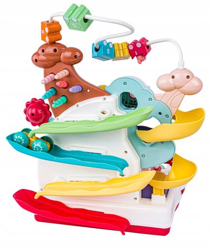 Interaktywny Tor kulkowy GRA MAGNETYCZNA NAKARM PTASZKA CYMBAŁKI PIANINO na Arena.pl