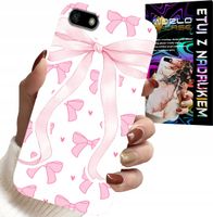 ETUI DO HUAWEI Y5 2018 - RÓŻOWE WSTAZKI WSTĄZKA MODNE WZORY CASE