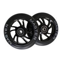 kółka do hulajnogi master stunt alu 110 mm - black