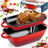 brytfanna żeliwna emaliowana z patelnią 3,5/1,5l cast line 279094