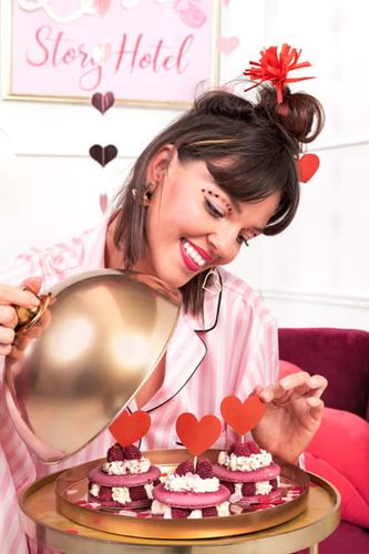 Dekoracje do muffinek Serca, 11 cm na Arena.pl